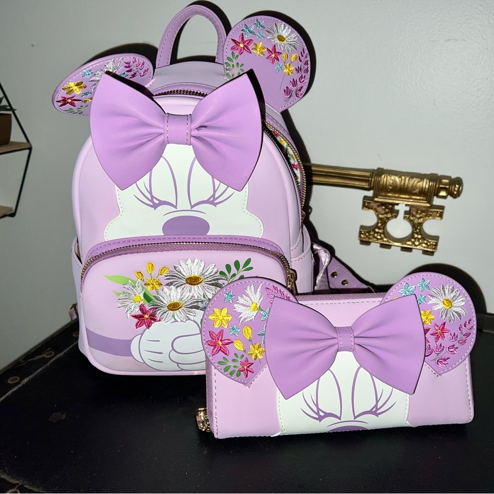 Spring Minnie Mouse Loungefly